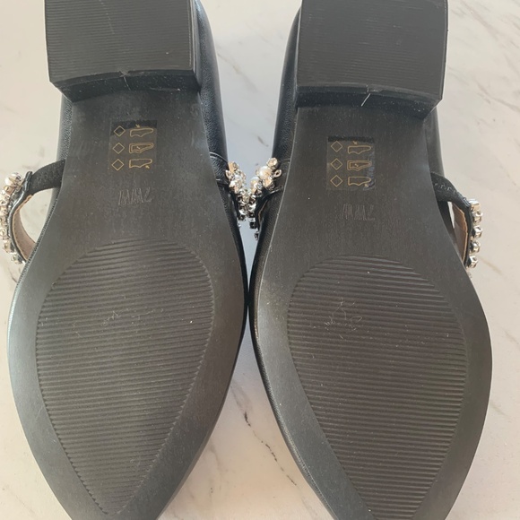 Black Leather Upper Dress Shoes From Penningtons - Picture 5 of 6